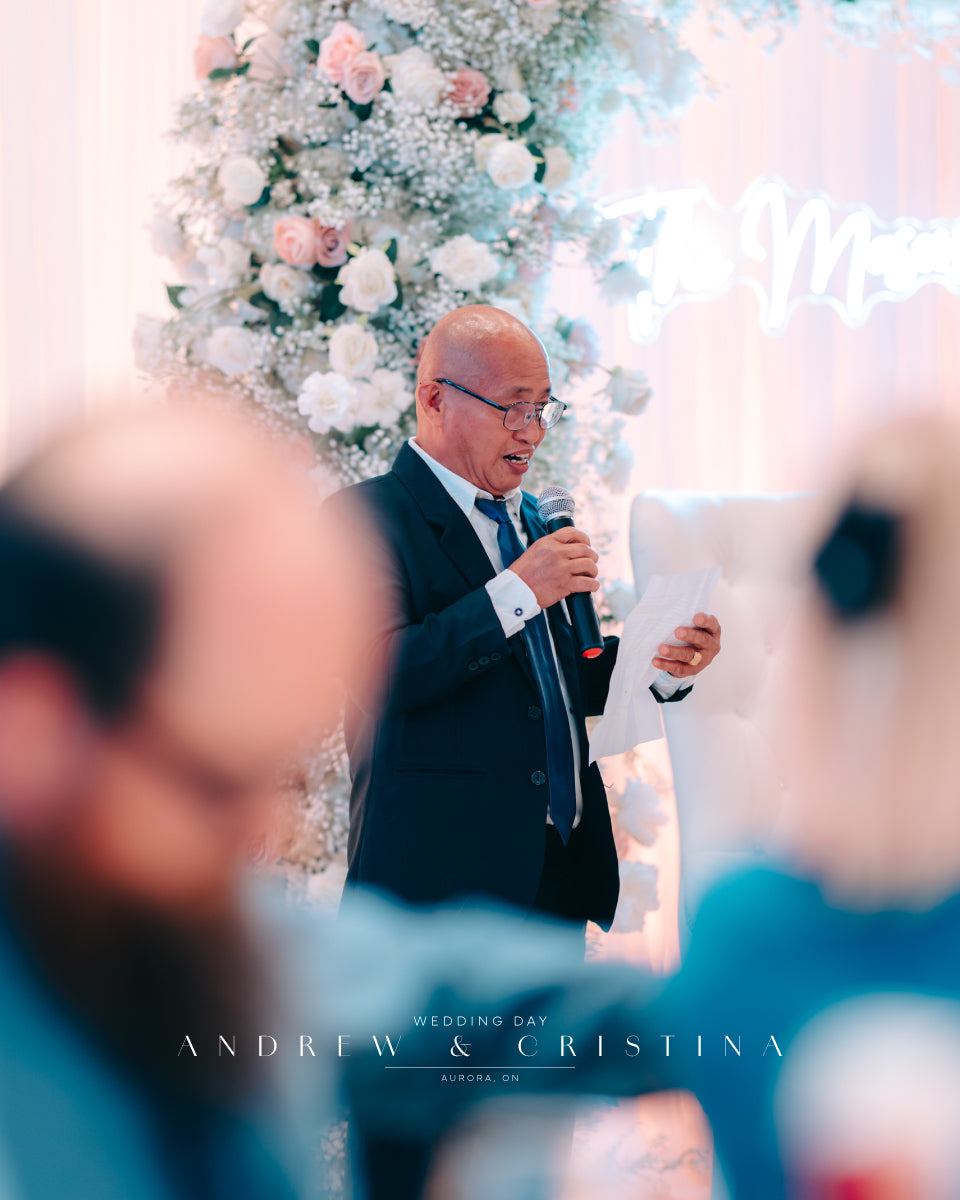 Andrew & Cristina wedding at Aurora, ON, the reception
