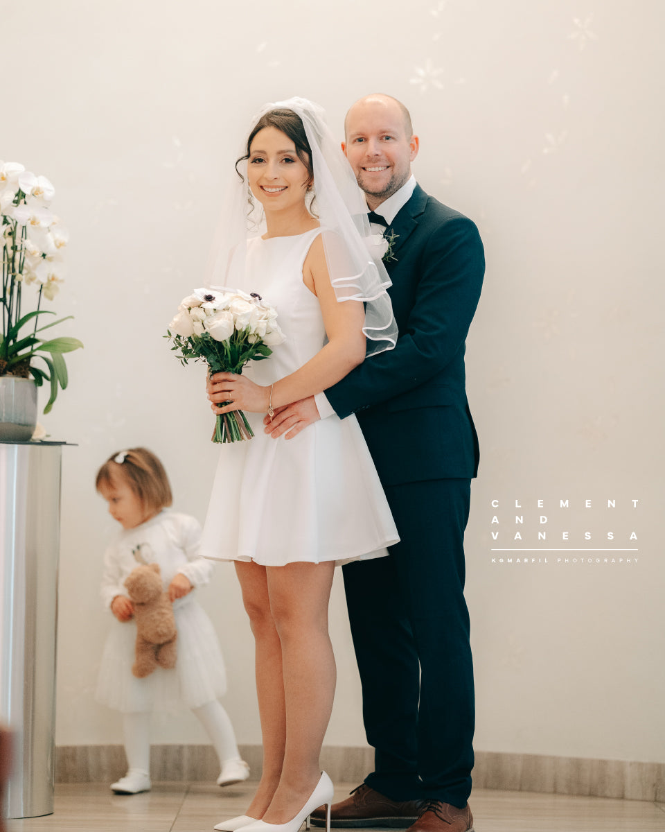 Clement & Vanessa wedding at Toronto, ON, the smallest guest