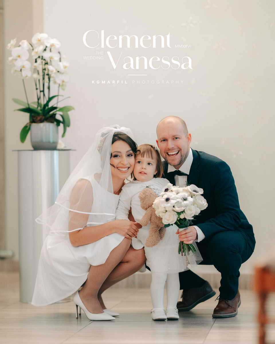 Clement & Vanessa wedding at Toronto, ON, the smallest guest
