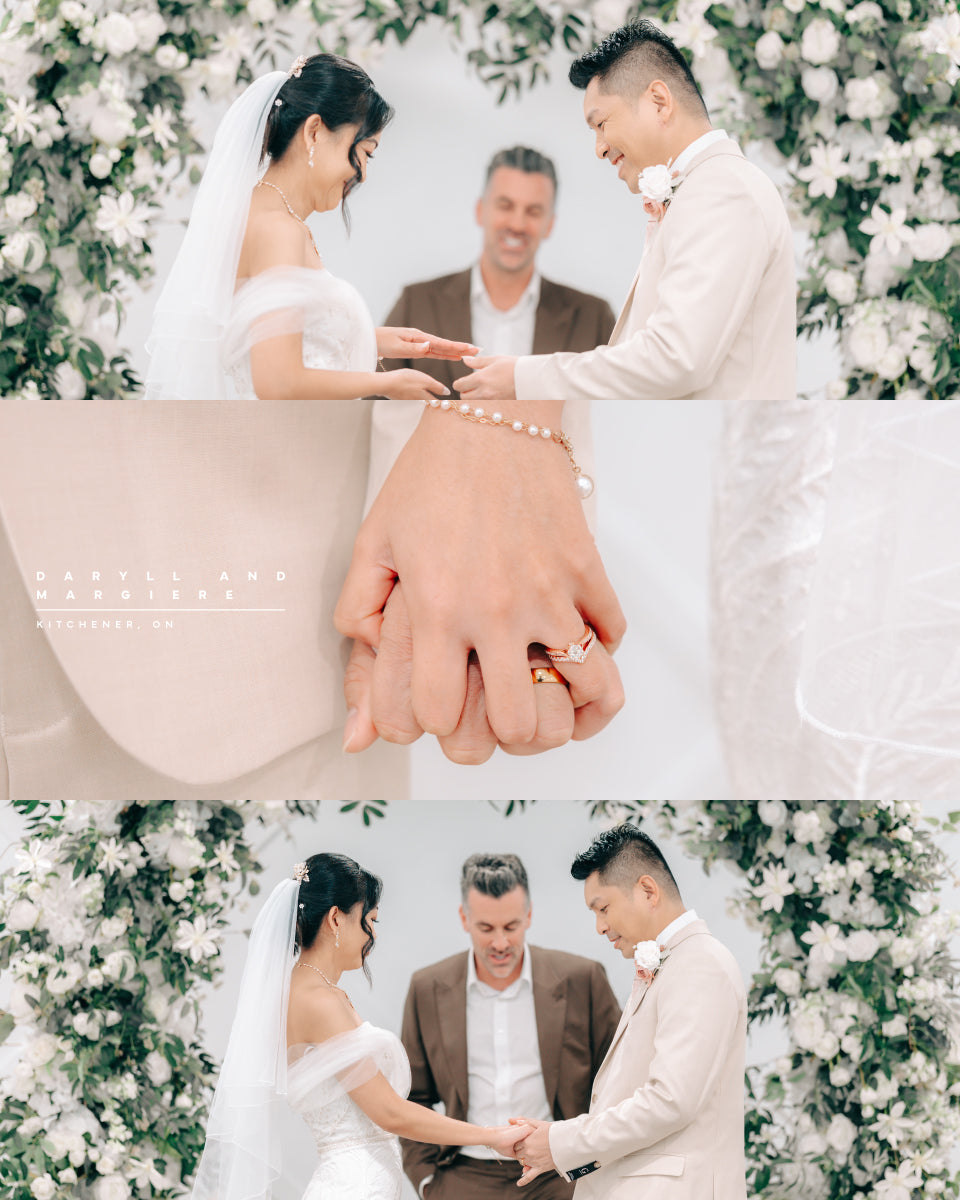 Daryll & Margiere wedding at Kitchener, ON, the vows