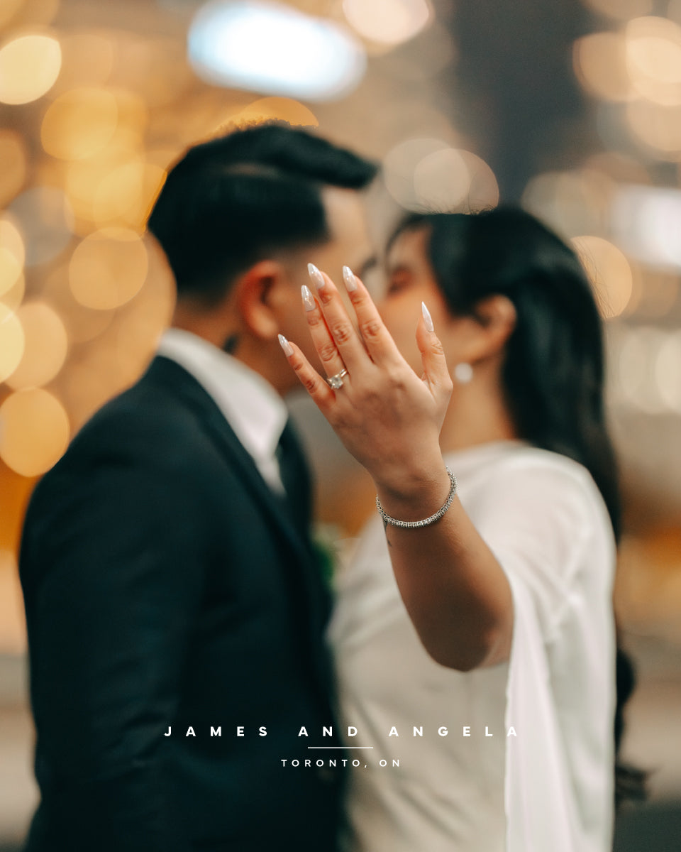 James & Angela wedding at Toronto, ON, city lights