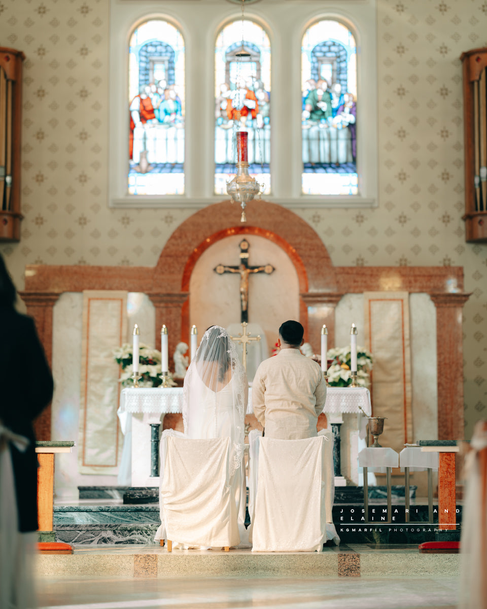 Josemari & Elaine wedding at Scarborough, ON, at the altar