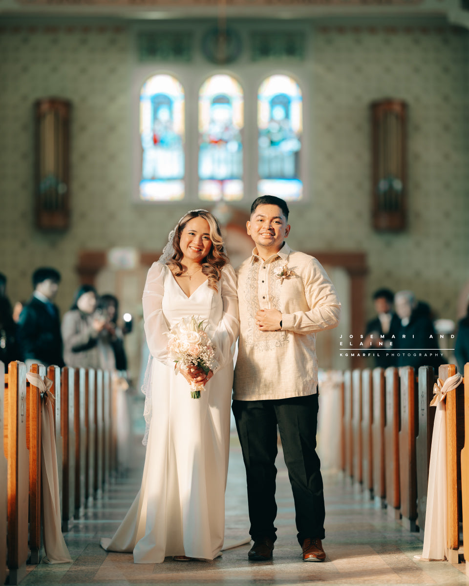 Josemari & Elaine wedding at Scarborough, ON, husband and wife