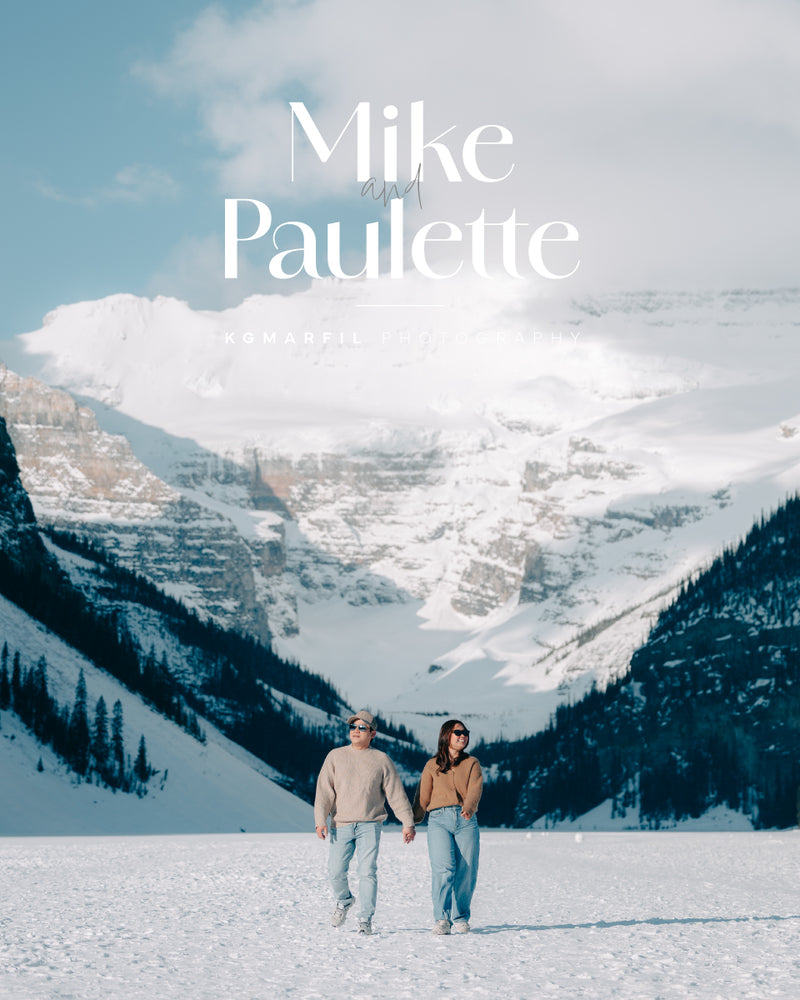Michael & Paulette engagement session, Banff, AB