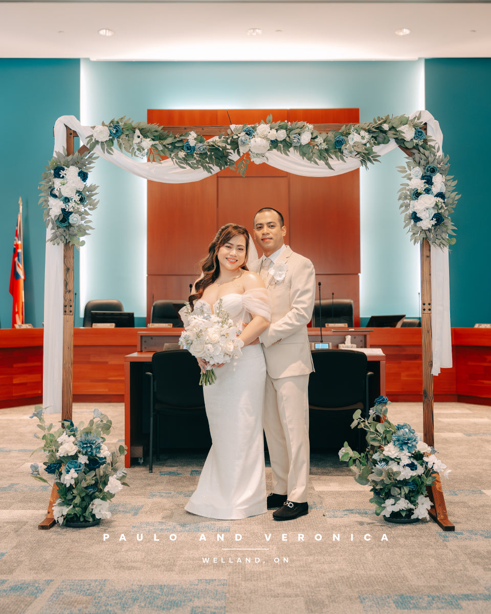 Paulo & Veronica wedding at Welland Civic Square, Welland, ON, the ceremony