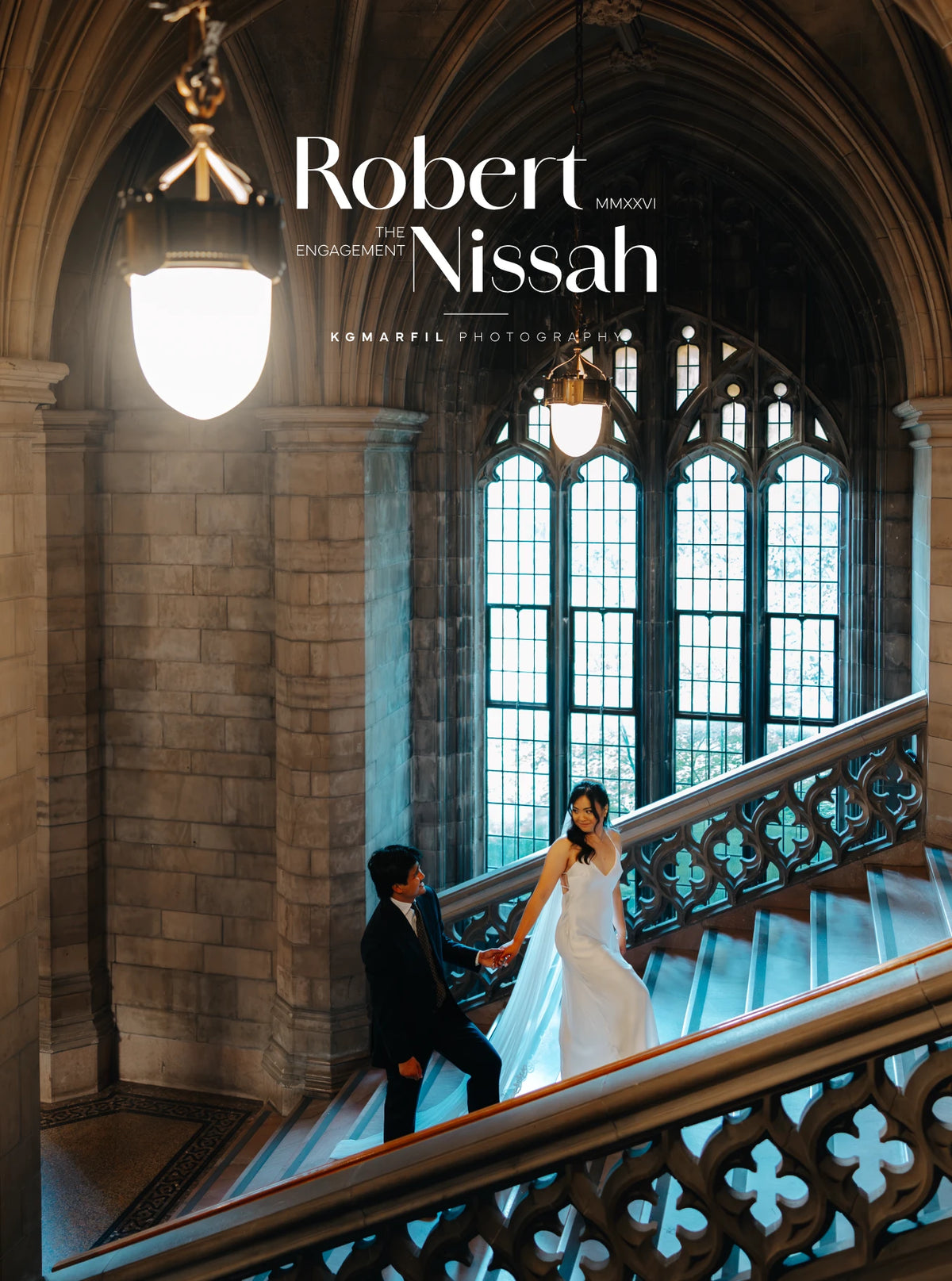 Robert & Nissah engagement session, Knox College, Toronto